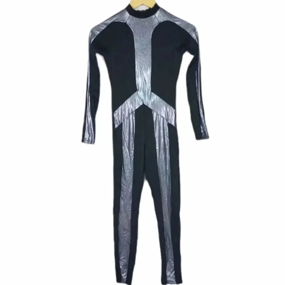 Costume Gallery Black Glitter Dance Costume